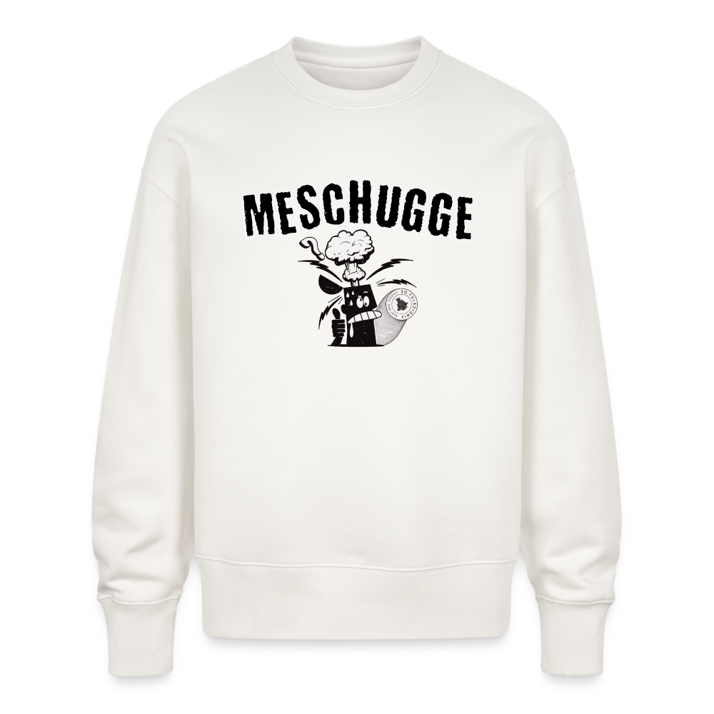 MESCHUGGE - Unisex Oversize Bio Pullover - OFF WHITE-Berliner Schnauze