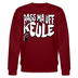 PASS MA UFF KEULE-Unisex Bio-Sweatshirt II - Burgunderrot