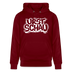 Ostalie-Unisex Bio-Hoodie-URST SCHAU - Burgunderrot