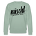 NÜSCHT FÜR SCHWACHE NERVEN-Unisex Bio-Sweatshirt mit Berliner Schnauze - Helles Graugrün