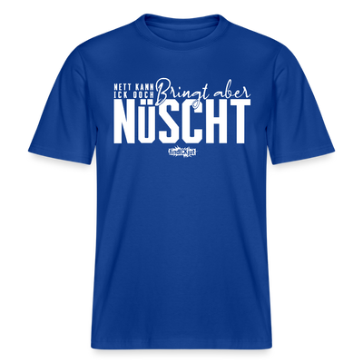 NETT KANN ICK OOCH- RELAXED FIT Unisex Bio T-Shirt - Dunkelblau