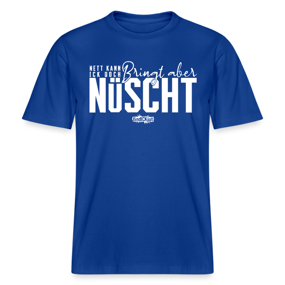 NETT KANN ICK OOCH- RELAXED FIT Unisex Bio T-Shirt - Dunkelblau