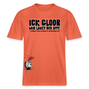 ICK GLOOB MIR LAUST DER AFFE-Relaxed Fit Unisex Bio-T-Shirt - Hellrot