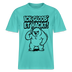 Berlin Shirt-ICK GLOOB ET HACKT-RELAXED FIT Unisex Organic T-Shirt - Poolblau