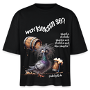 WAT KIEKSTN SO?-Frauen Boxy Bio-T-Shirt II - Schwarz