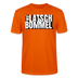 WIE LATSCH UND BOMMEL - Unisex BIO T-Shirt - Tieforange