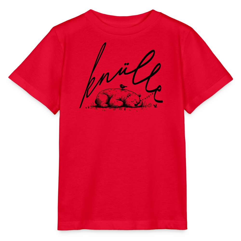 KNÜLLE -  Kinder Bio T-Shirt - Rot