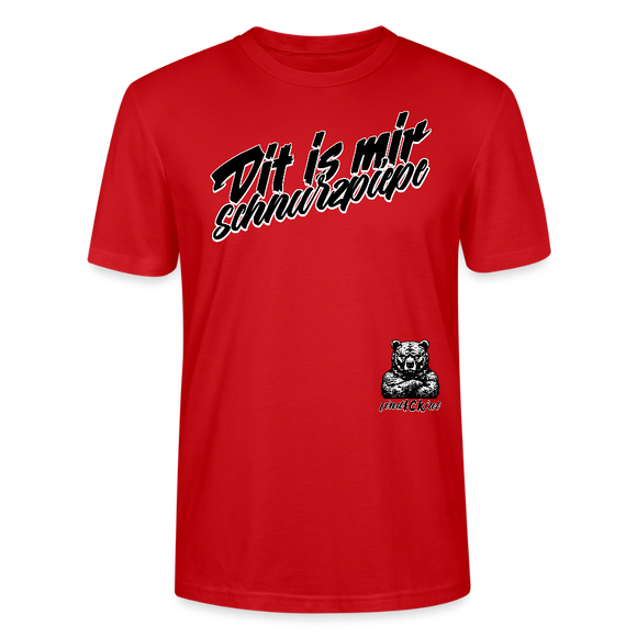 Dit is mir SCHNURZPIEPE-Unisex T-Shirt BIO - Rot
