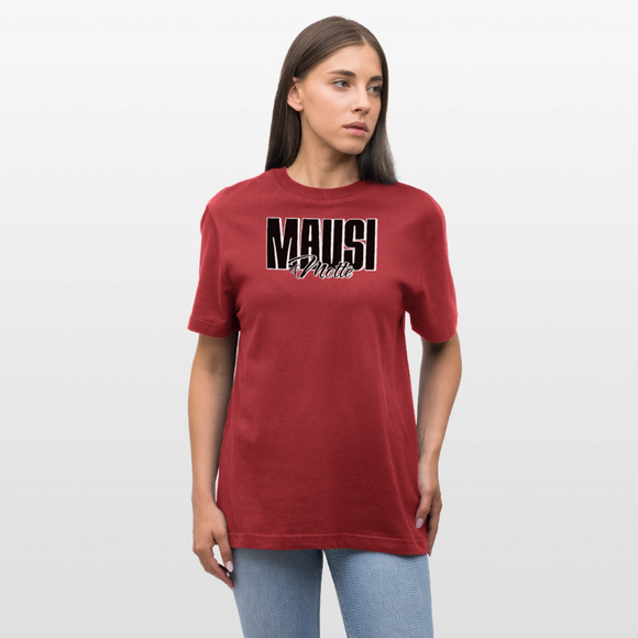 MAUSI UND MOTTE-Relaxed Fit Unisex Bio-T-Shirt - Erdrot