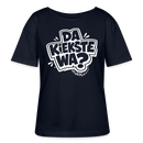 DA KIEKSTE WA?-Rundhals Frauen Bio-T-Shirt mit Berliner Schnauze - Navy