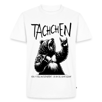 TACHCHEN BERLINER-Männer Premium BIO T-Shirt - Weiß