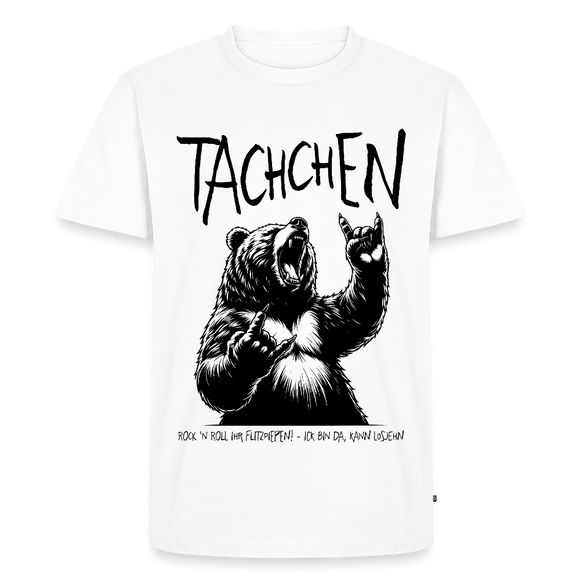 TACHCHEN BERLINER-Männer Premium BIO T-Shirt - Weiß