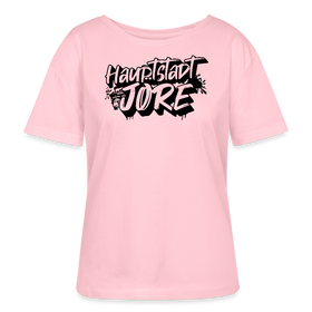 Berlin Shirt-HAUPTSTADTJÖRE-Rundhals Frauen Bio-T-Shirt - Hellrosa