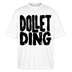 Berlin Shirt-DOLLET DING-Oversized Unisex Bio T-Shirt - Weiß