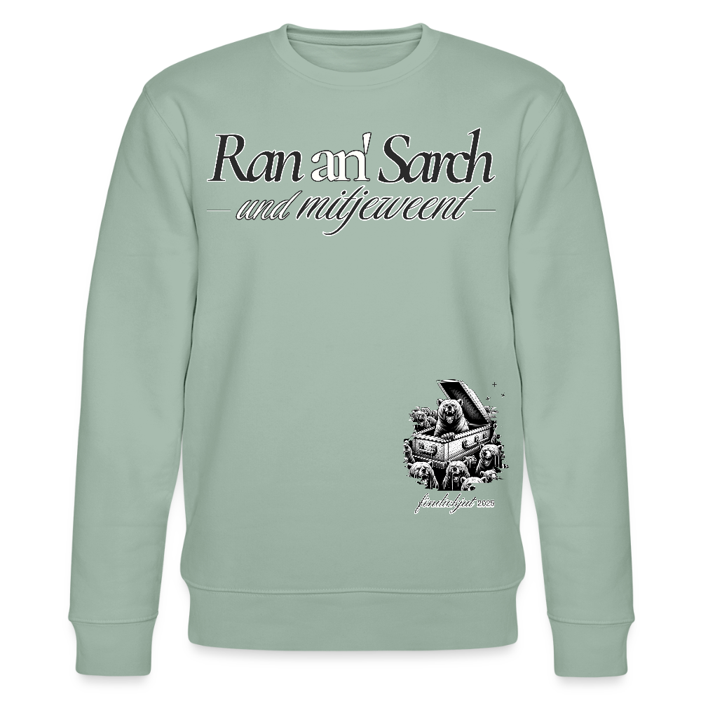 Ran an Sarch-Unisex Bio-Sweatshirt III - Helles Graugrün