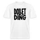 Berliner Schnauze-DOLLET DING- RELAXED FIT Unisex Organic T-Shirt - Weiß