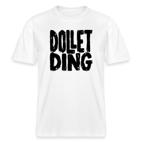 Berliner Schnauze-DOLLET DING- RELAXED FIT Unisex Organic T-Shirt - Weiß