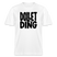 Berliner Schnauze-DOLLET DING- RELAXED FIT Unisex Organic T-Shirt - Weiß