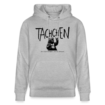 TACHCHEN BERLINER - Unisex Bio-Hoodie - Grau meliert