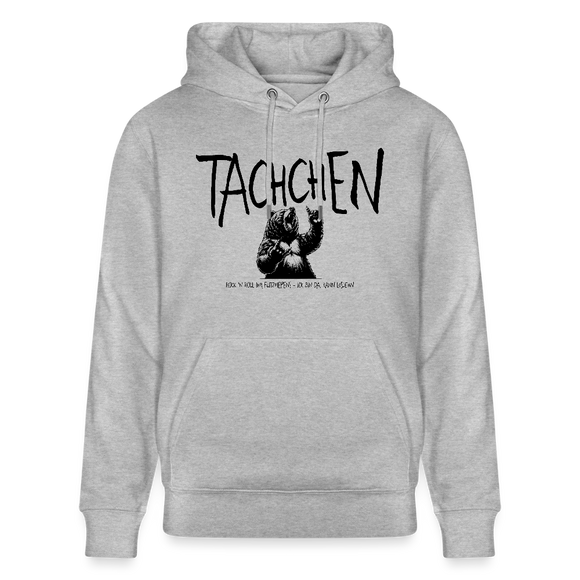 TACHCHEN BERLINER - Unisex Bio-Hoodie - Grau meliert