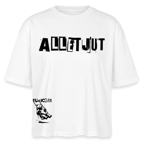 ALLET JUT-Frauen Boxy Bio-T-Shirt - Weiß