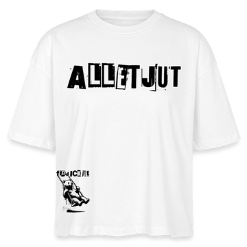 ALLET JUT-Frauen Boxy Bio-T-Shirt - Weiß