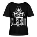 NÜSCHT MUSS ICK-Berlin Shirt-Rundhals Frauen Bio-T-Shirt - Schwarz