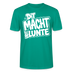 Berlin Shirt mit echt Berliner Spruch-DIT MACHT URST LUNTE-Unisex BIO T-Shirt - Blaugrün