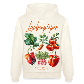 Berliner LAUBENPIEPER-Unisex Bio-Hoodie - Naturweiß 