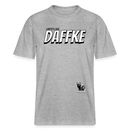AUS DAFFKE-Relaxed Fit Unisex Bio-T-Shirt - Grau meliert