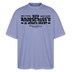 Berliner Spruch-NICH ANJESCHISSN- Oversized Unisex Bio T-Shirt - Violett
