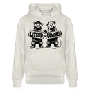 LATSCH & BOMMEL-Unisex Bio-Hoodie - Beige meliert