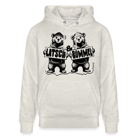 LATSCH & BOMMEL-Unisex Bio-Hoodie - Beige meliert