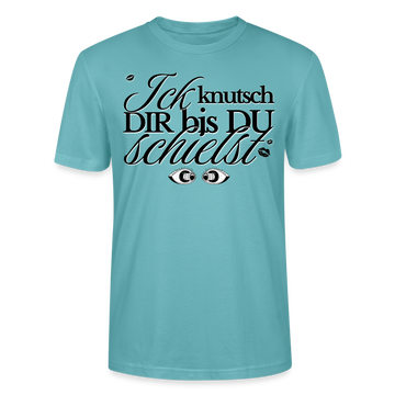 ICK KNUTSCH DIR - Unisex T-Shirt - Pastelltürkis