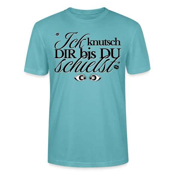 ICK KNUTSCH DIR - Unisex T-Shirt - Pastelltürkis