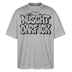 NÜSCHT DARF ICK- Berlin Shirt-Oversized Unisex Bio T-Shirt - Grau meliert