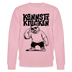 Berliner Spruch-KANNNSTE KNICKEN-Unisex Bio-Sweatshirt mit Berliner Bär - Hellrosa