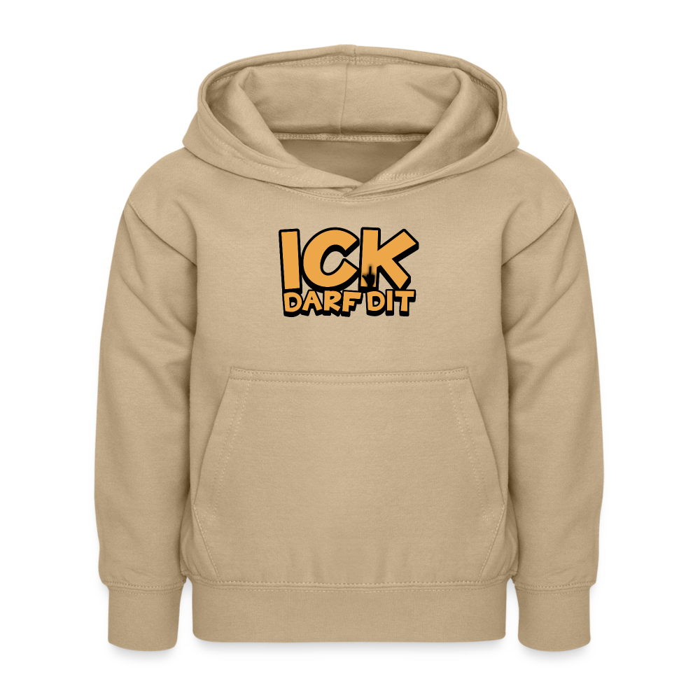 ICK DARF DIT - Kinder Hoodie - Sand