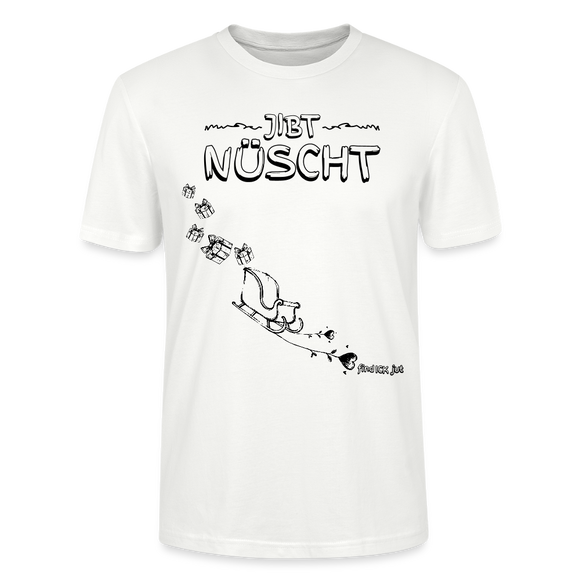 Weihnachten in Berlin 25-JIBT NÜSCHT-Unisex T-Shirt Bio - Weiß