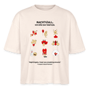 NACHTIJALL-Frauen Boxy Bio-T-Shirt - Naturweiß