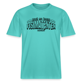 Berliner Spruch-FISIMATENTEN-RELAXED FIT Unisex BIO T-Shirt - Poolblau