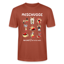 Berliner Verrücktheit-MESCHUGGE-Unisex T-Shirt BIO - Terrakotta