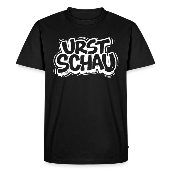 Ostalgie-Männer Premium Bio T-Shirt-URST SCHAU - Schwarz