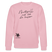 NACHTIGALL ICK HÖR DIR TRAPSEN-Unisex Bio-Sweatshirt - Hellrosa