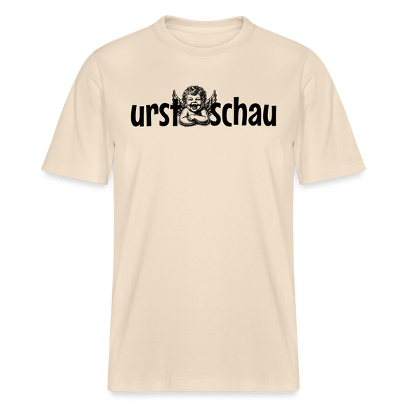 URST SCHAU - Relaxed Fit Unisex Bio-T-Shirt - Naturweiß