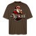 JIBT NÜSCHT IHR FLITZPIEPEN - Unisex Oversize Bio-T-Shirt - Dunkelbraun