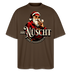 JIBT NÜSCHT IHR FLITZPIEPEN - Unisex Oversize Bio-T-Shirt - Dunkelbraun