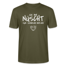 NÜSCHT FÜR SCHWACHE NERVEN-Unisex T-Shirt mit Berliner Schnauze - Khaki