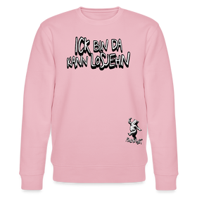 ICK BIN DA - Unisex Bio-Sweatshirt - Hellrosa