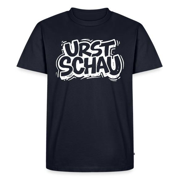 Ostalgie-Männer Premium Bio T-Shirt-URST SCHAU - Navy